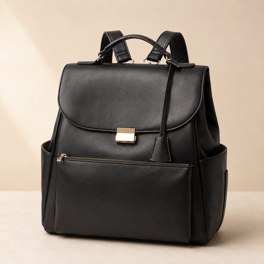 Sac à Langer Signature — En cuire