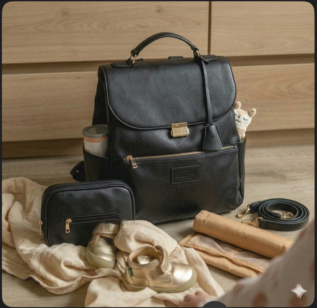 sac a langer en cuire