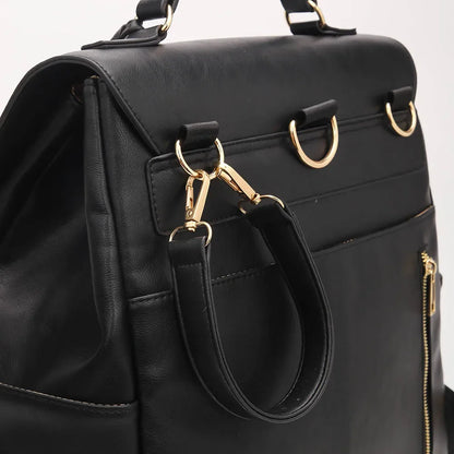 Sac à Langer Signature — En cuire
