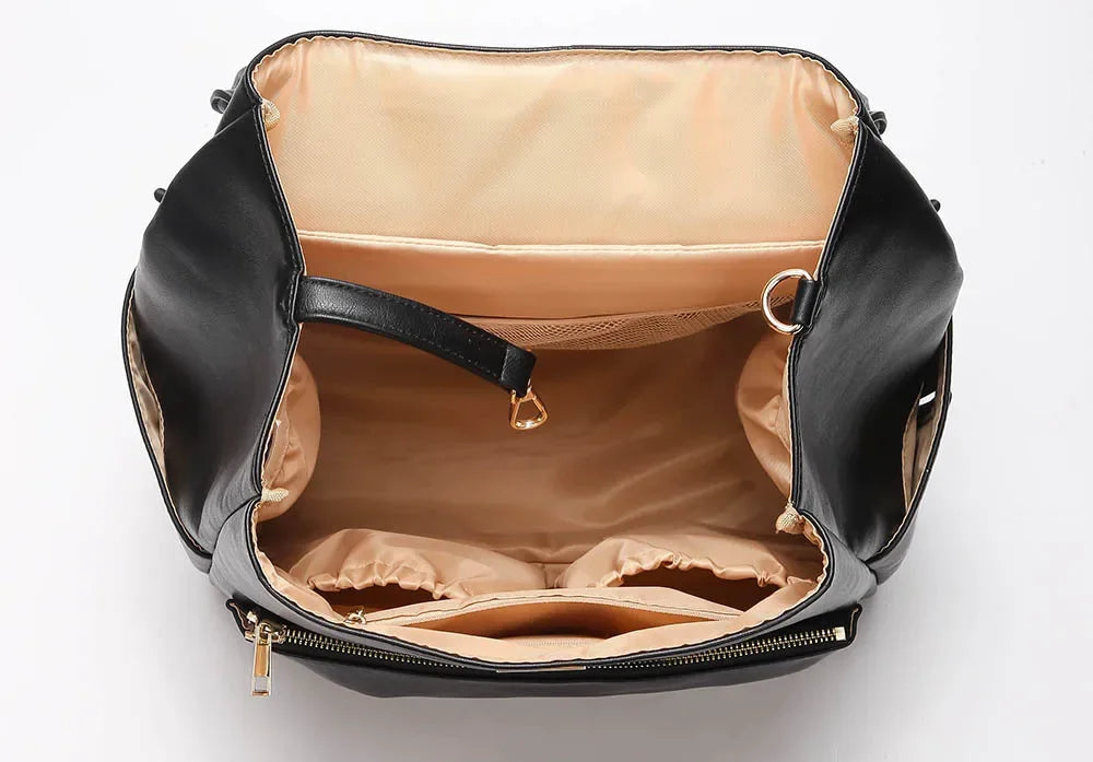 Sac à Langer Signature — En cuire