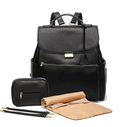 Sac à Langer Signature — En cuire